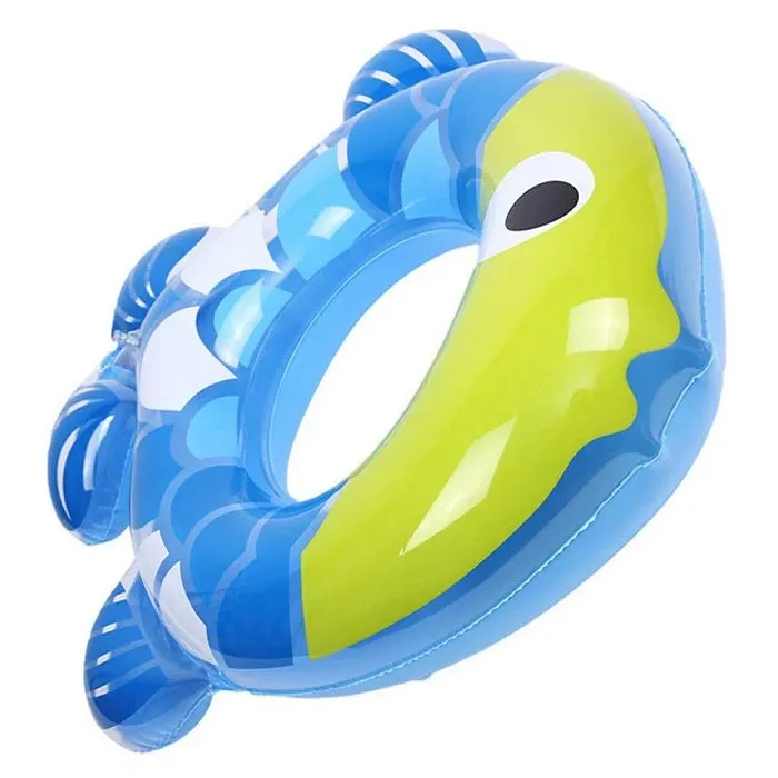 Fish Shape Kids Swimming Ring Seat Boat (Random) - H03048