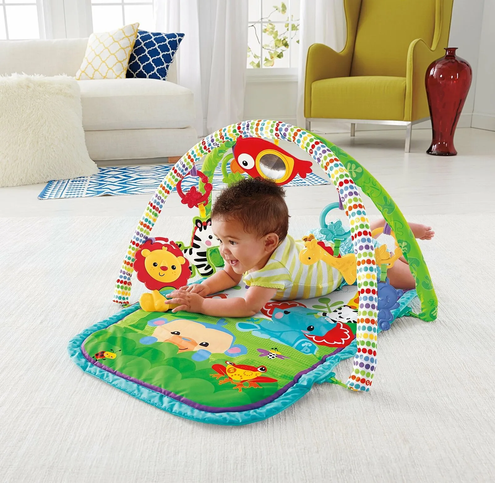 FISHER BUSY BABY RAINFOREST GYM