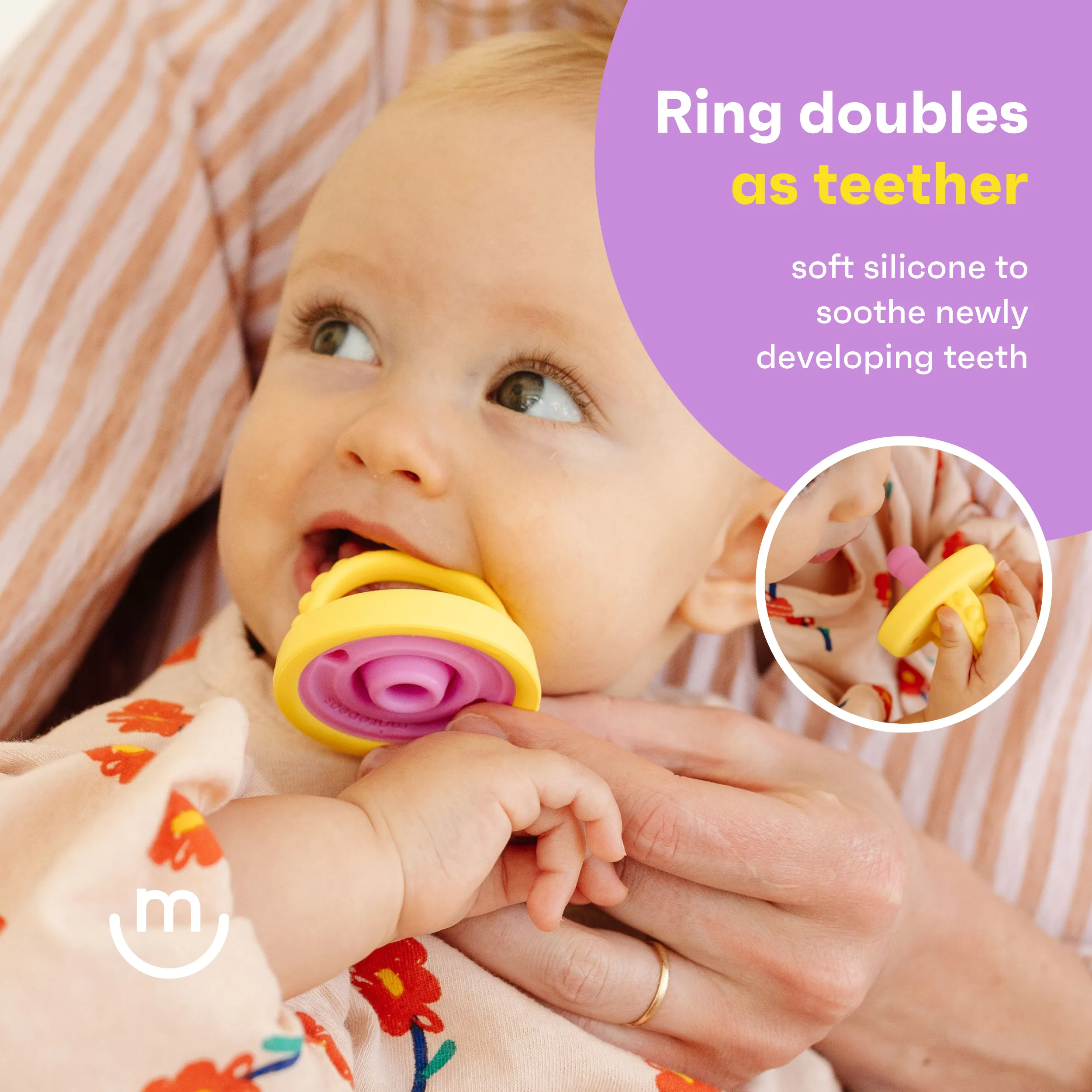 Flip & Store Pacifier: Sherbert