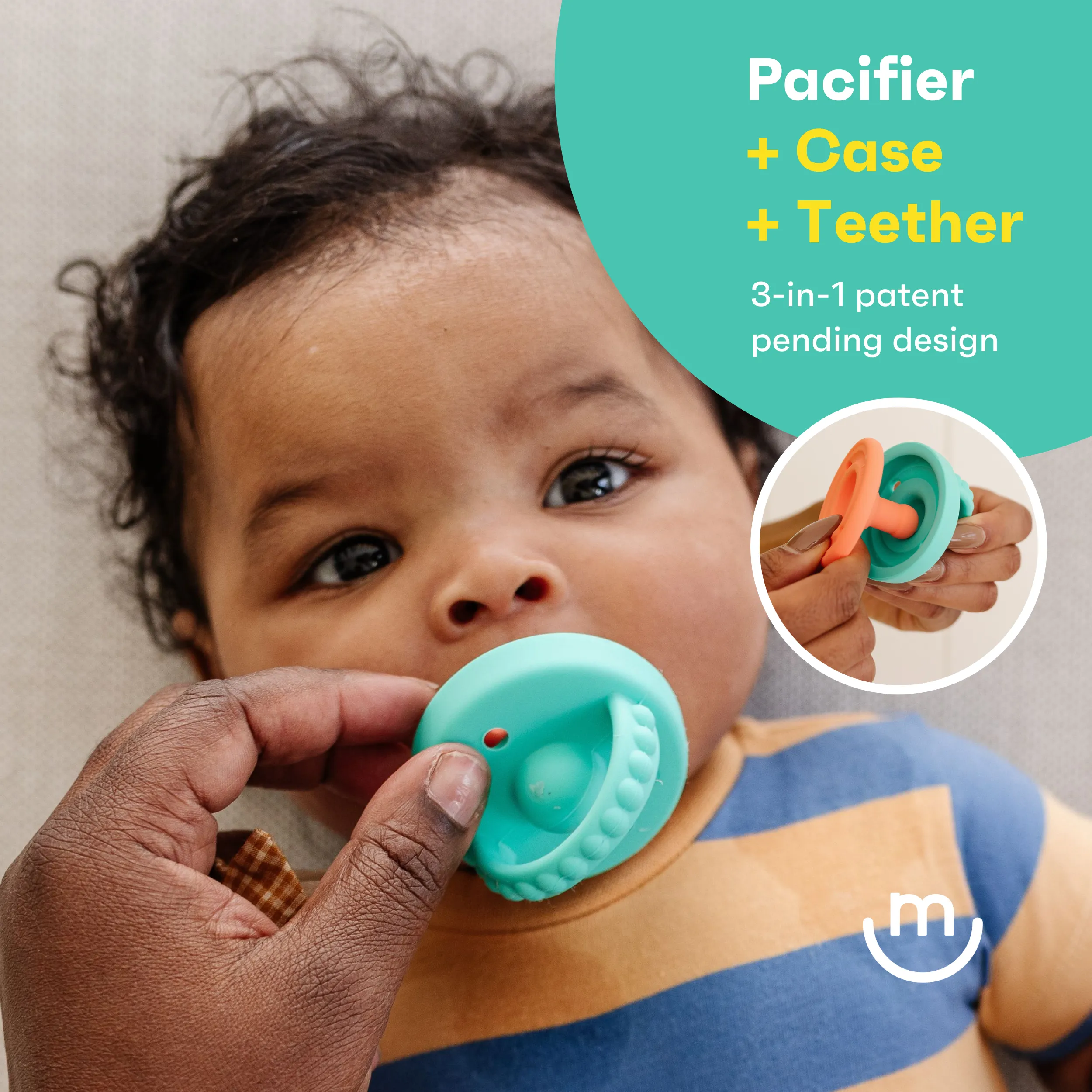 Flip & Store Pacifier: Sherbert