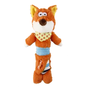 GiGwi Shaking Fun Series Fox Squeaky Crinkle Dog Toy for Medium and Large Dogs