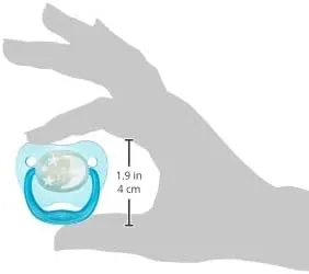 Glow-in-the-Dark Baby Pacifier, 0-6M - 4 Pack