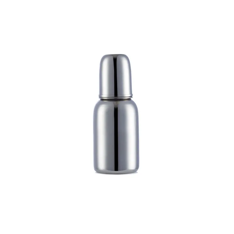 Grade 304 Bullet Stainless Steel Baby Feeding Bottle - 200ml