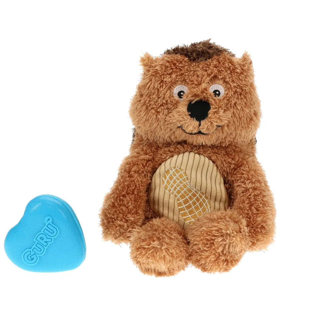 GURU Soft Scents Plush Dog Toy Hedgehog, Medium