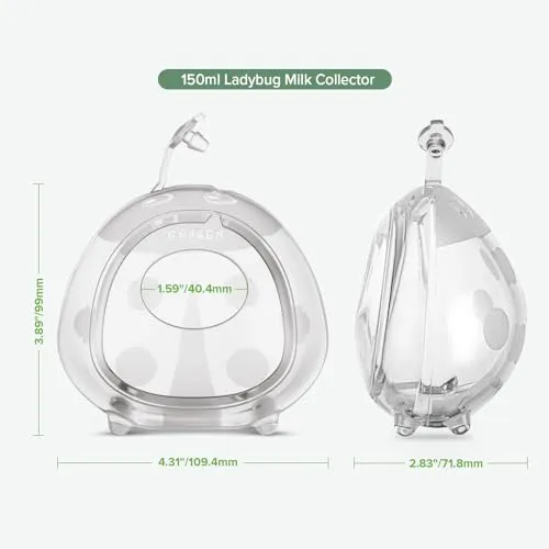 haakaa: Ladybug Silicone Breast Milk Collectors
