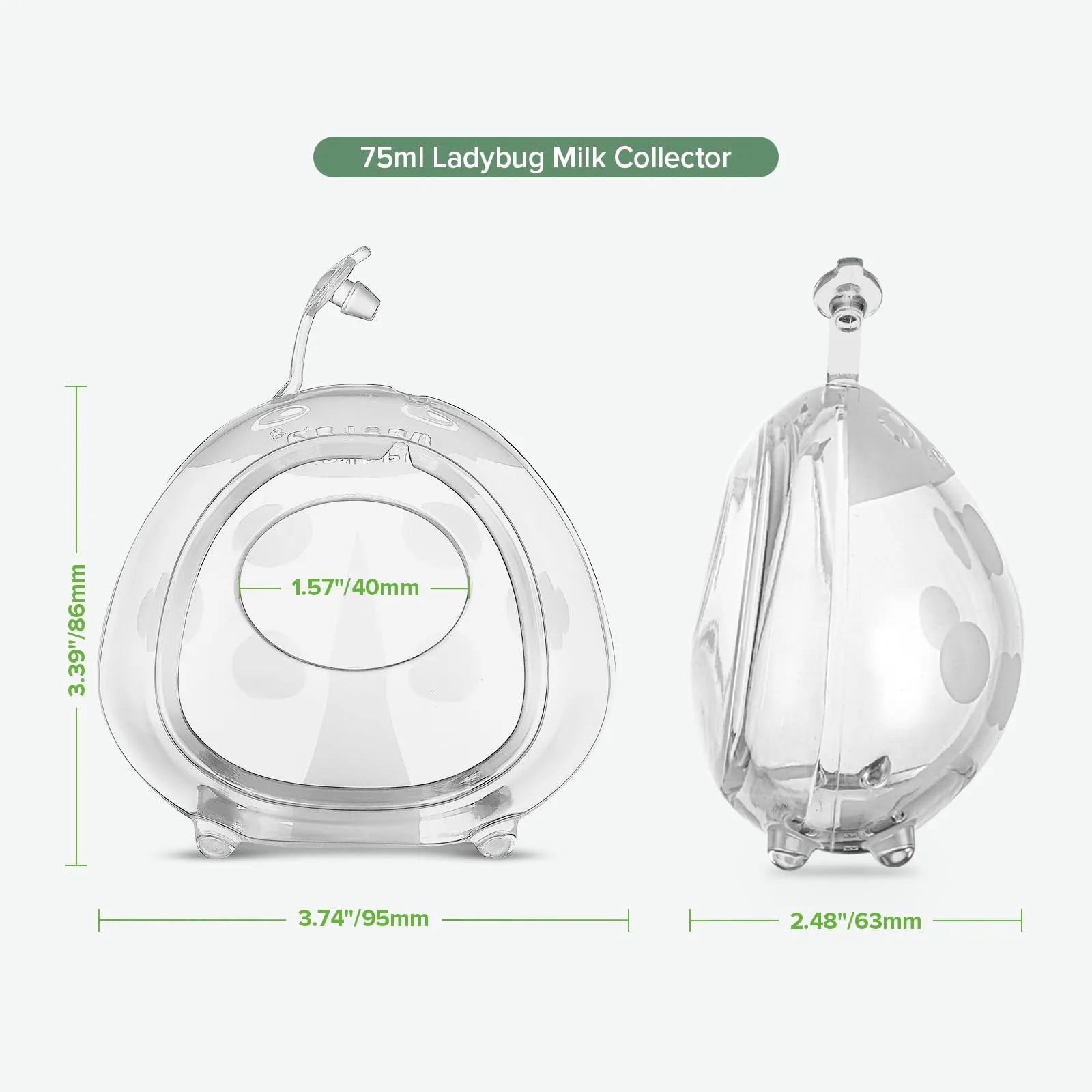 haakaa: Ladybug Silicone Breast Milk Collectors
