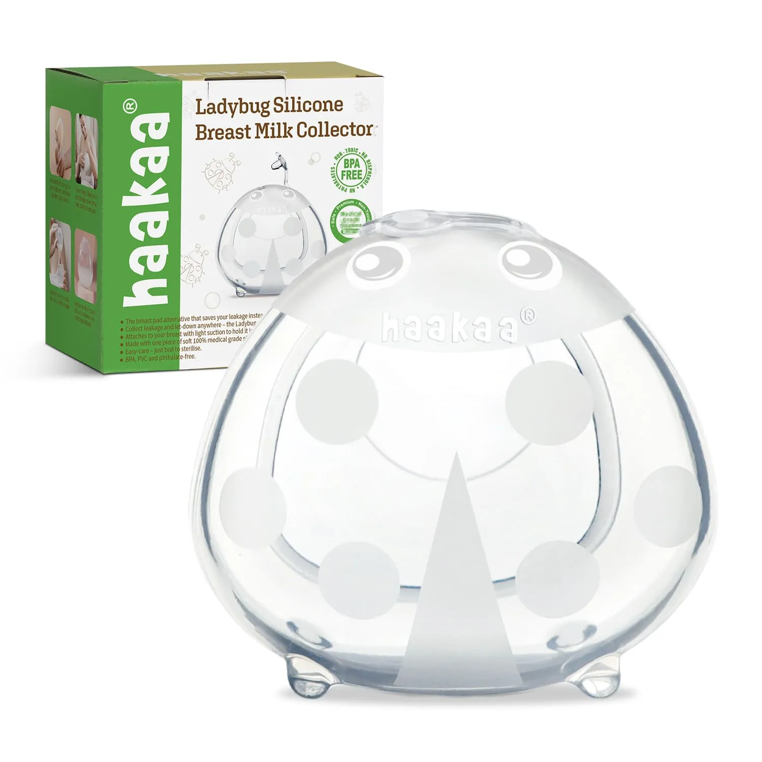 haakaa: Ladybug Silicone Breast Milk Collectors