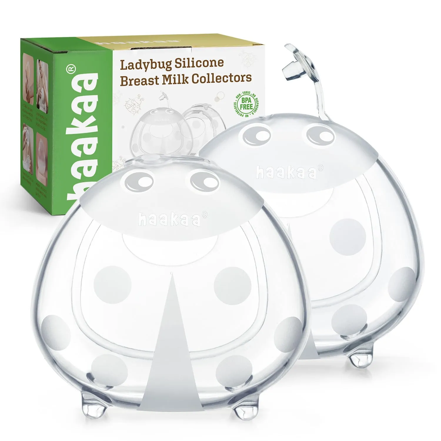 haakaa: Ladybug Silicone Breast Milk Collectors