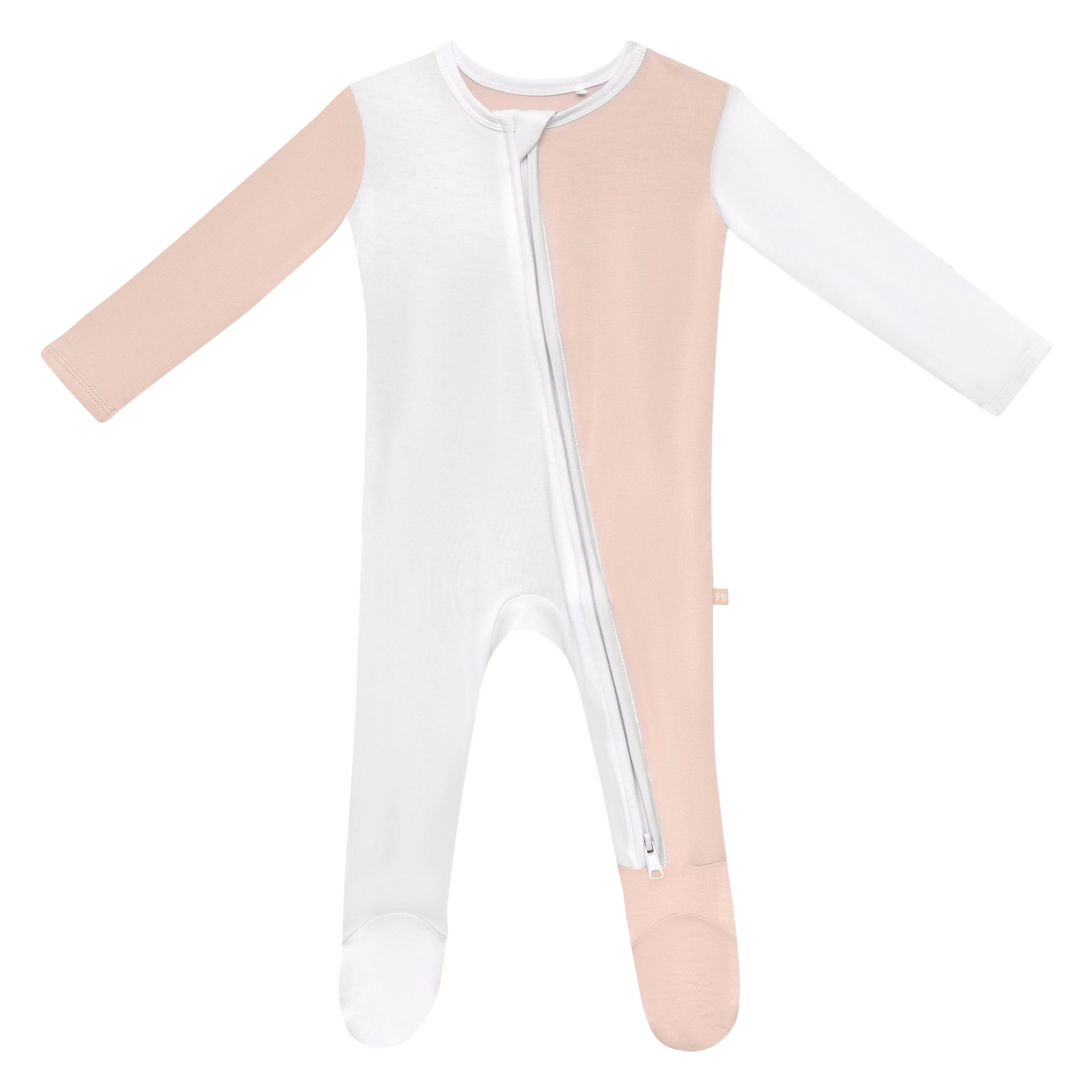 Hazelnut/Alpine Colorblock Footie