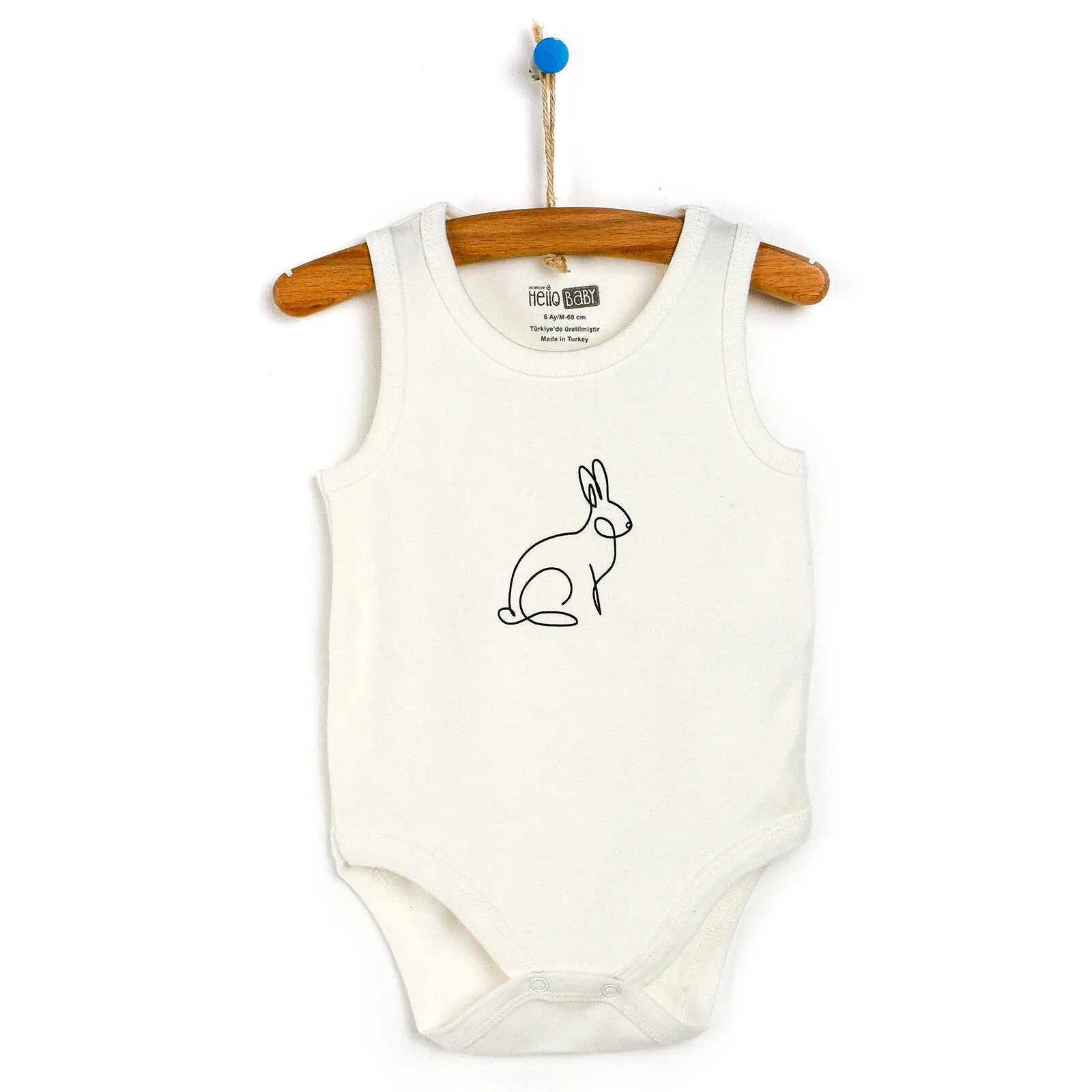 HelloBaby Athlete Bodysuit - White