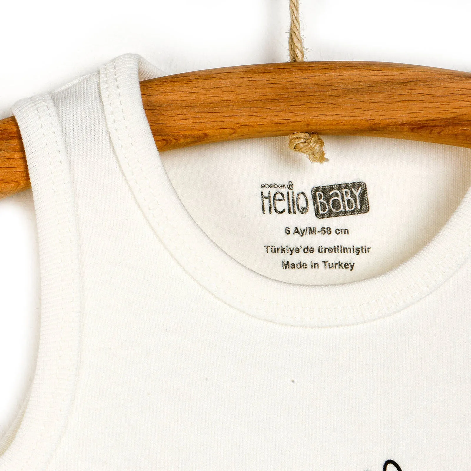 HelloBaby Athlete Bodysuit - White