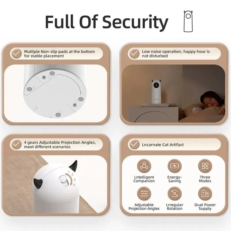 Indoor Laser Cat Toy - Automatic Interactive Fun
