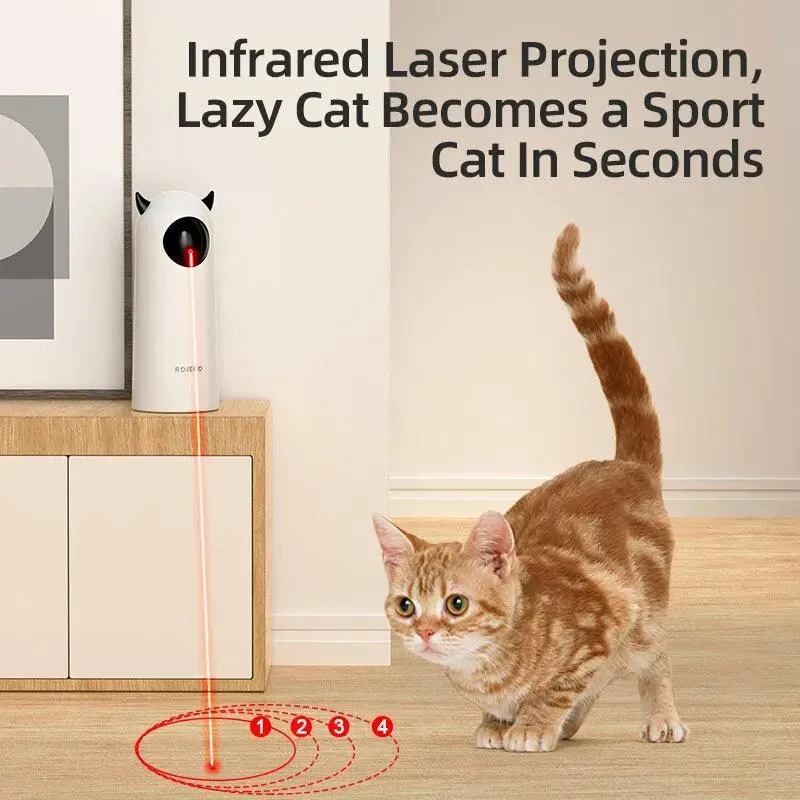 Indoor Laser Cat Toy - Automatic Interactive Fun
