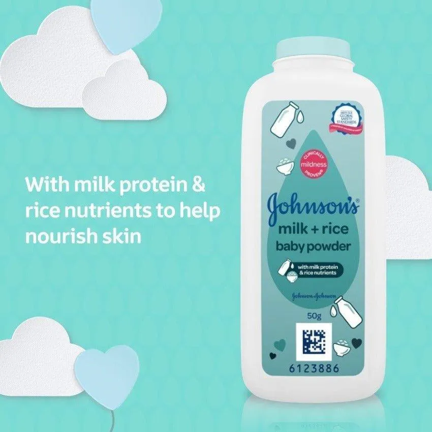 Johnson's Milk   Rice Baby Powder - 50g