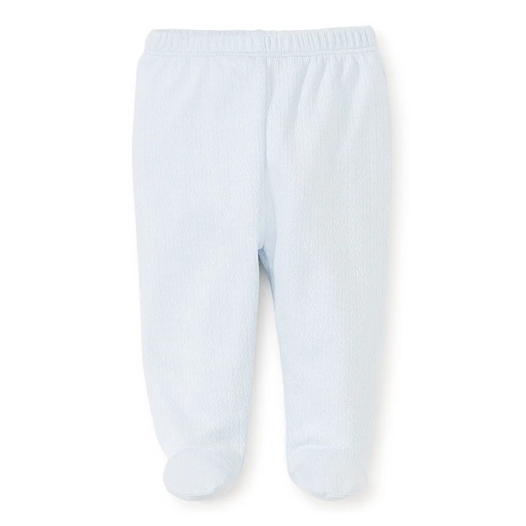 Kissy Kissy Pointelle Pants Footed Light Blue