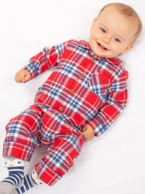Kite Plaid romper