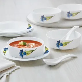 Larah by Borosil Nina Soup Bowl w Saucer Set
