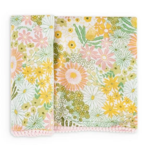 Little Linen Weego Muslin Wrap - Floraful