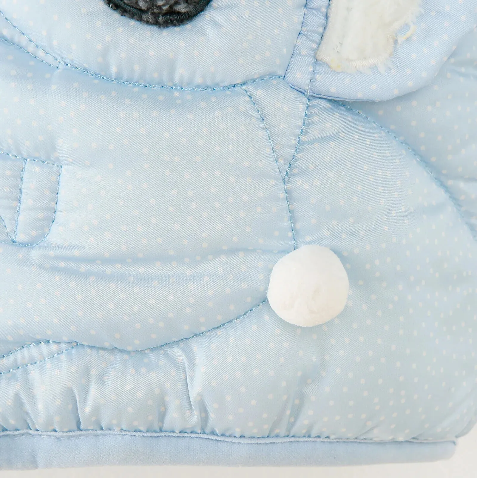 Midimod Baby Girl Coat with Ears - Blue