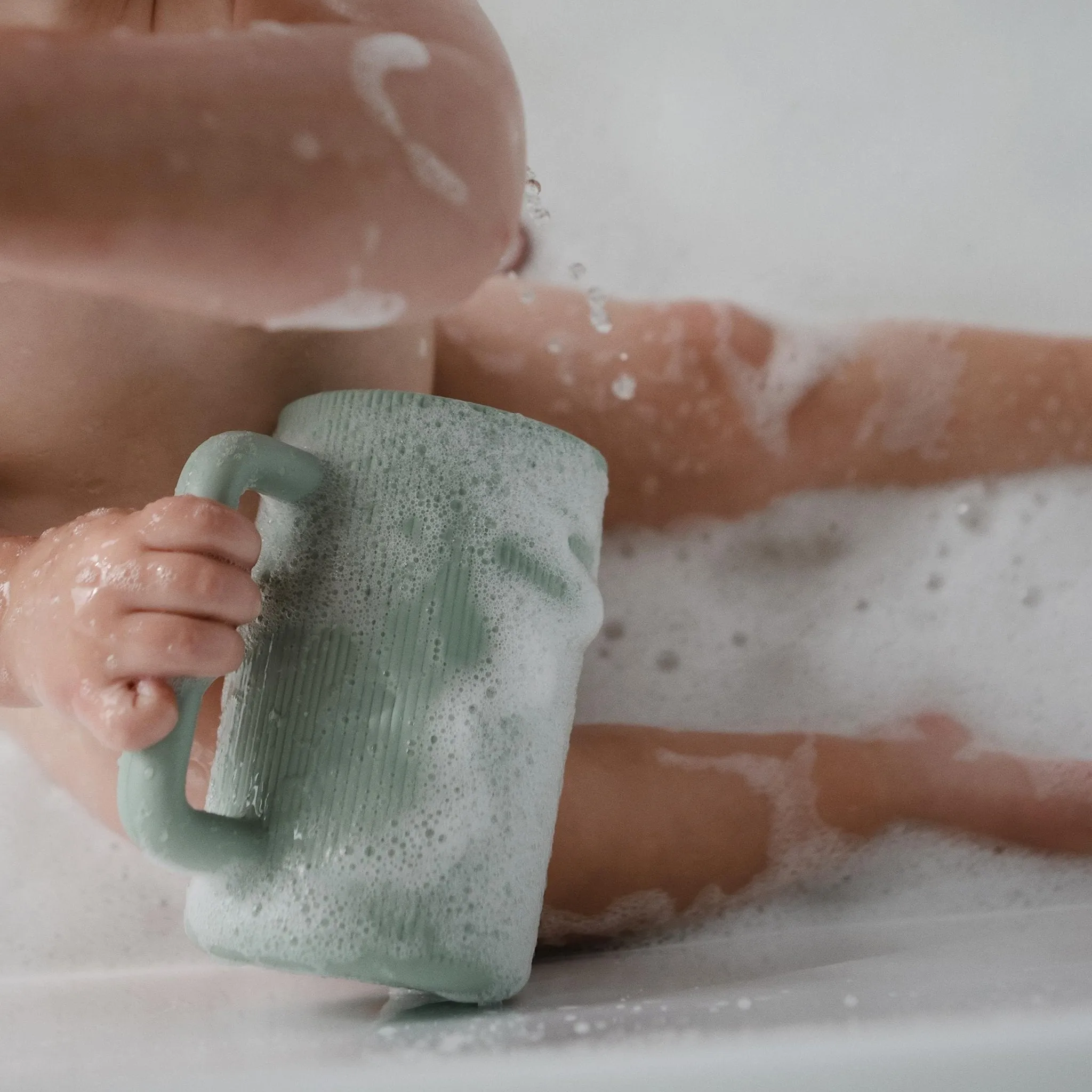 mushie: 100% Food Grade Silicone Baby Bath Rinse Cup For Kids
