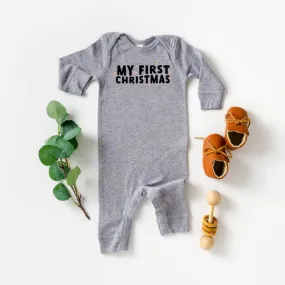 My First Christmas Baby Romper