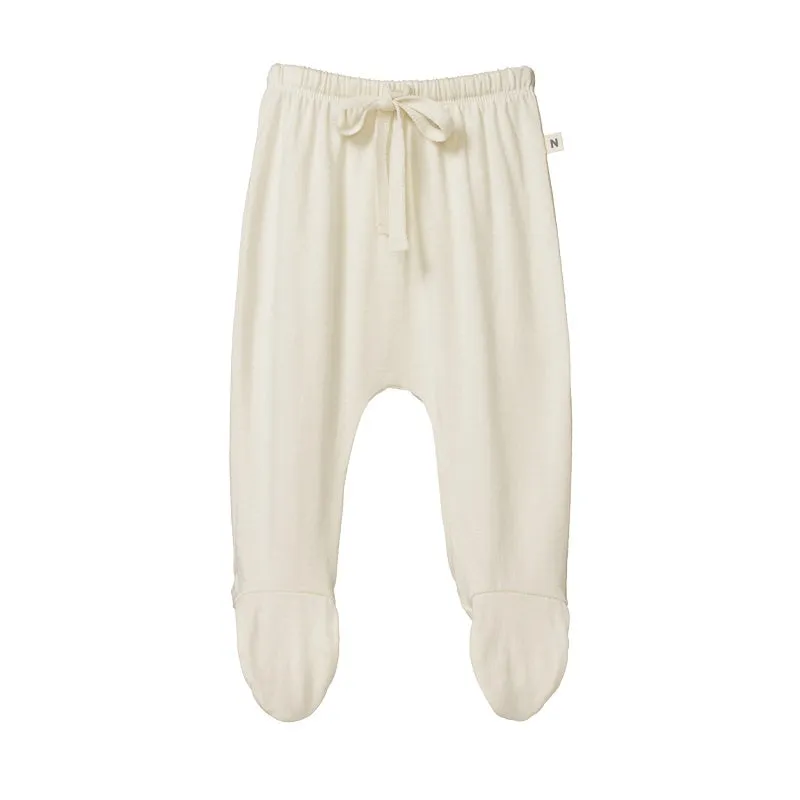 Nature Baby - Footed Rompers - Natural