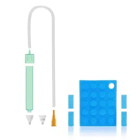 Newborn Congestion Relief: Baby Nasal Aspirator with Filters & Silicone Tips – Safe & Effective Nasal Congestion Relief