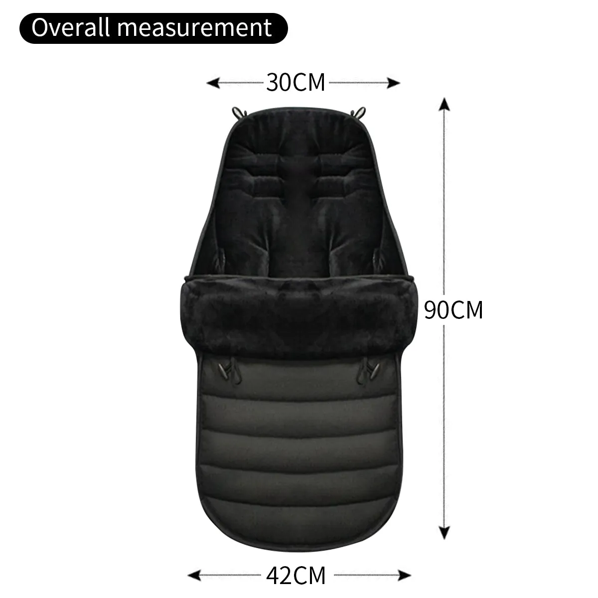 Newborn Windproof Cushion Footmuff Pram Sleeping Bag