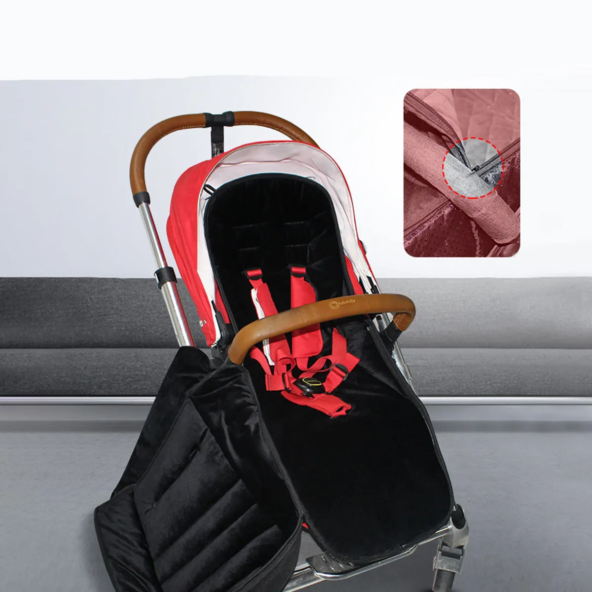 Newborn Windproof Cushion Footmuff Pram Sleeping Bag