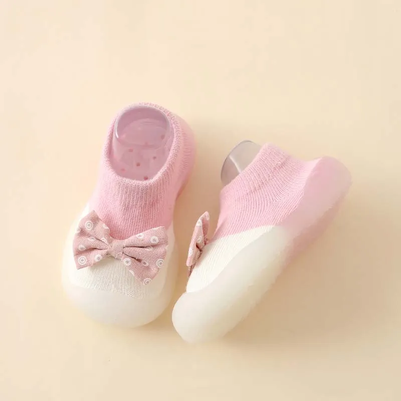 Non-Slip Baby Sock Shoes - Bowknot