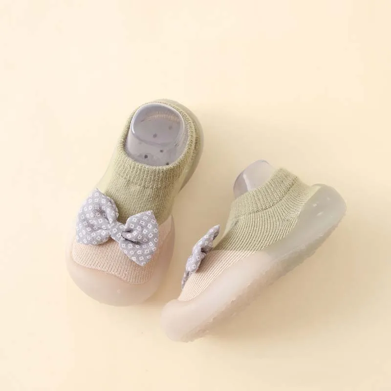 Non-Slip Baby Sock Shoes - Bowknot