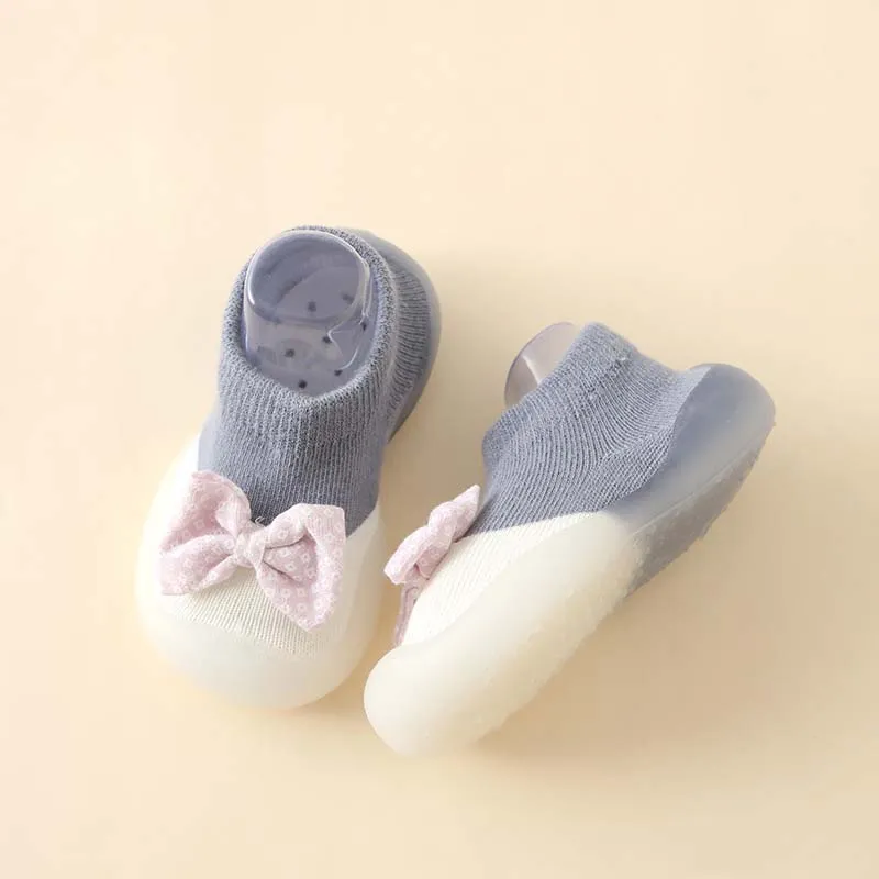 Non-Slip Baby Sock Shoes - Bowknot