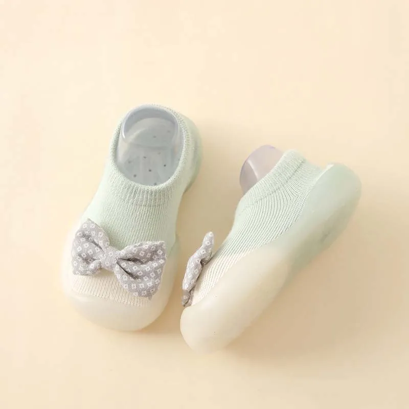 Non-Slip Baby Sock Shoes - Bowknot