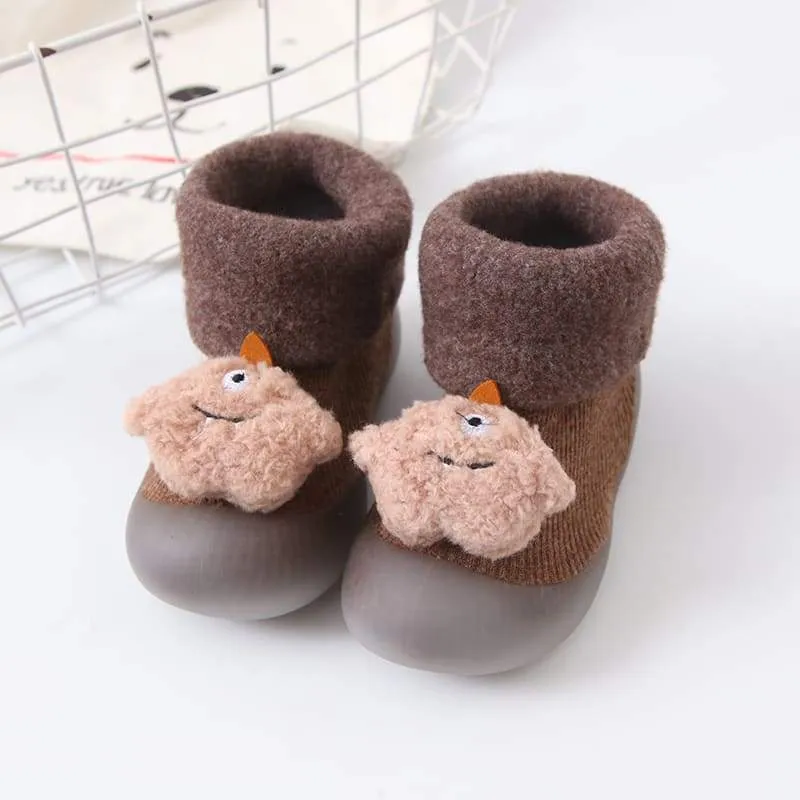 Non-Slip Baby Sock Shoes - Warm Monsters