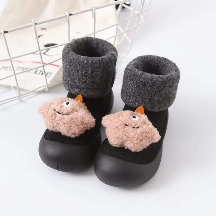 Non-Slip Baby Sock Shoes - Warm Monsters