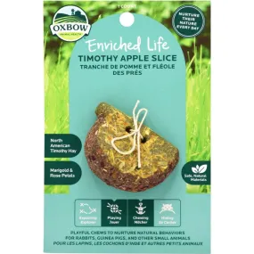 Oxbow Animal Health Enriched Life Timothy Apple Slice Small Animal Chew Toy