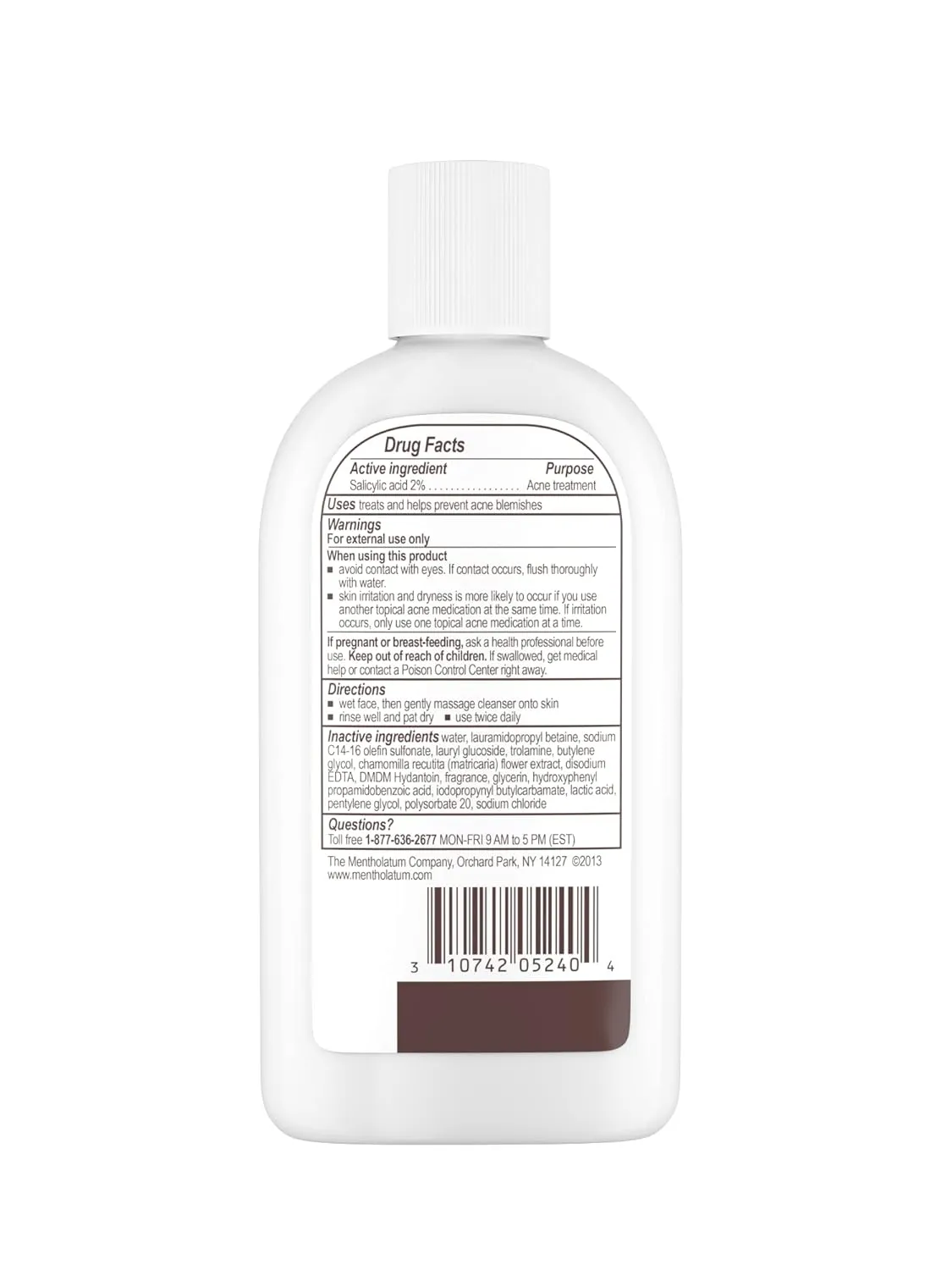 Phisoderm Anti Blemish Gel Face Wash 6Oz