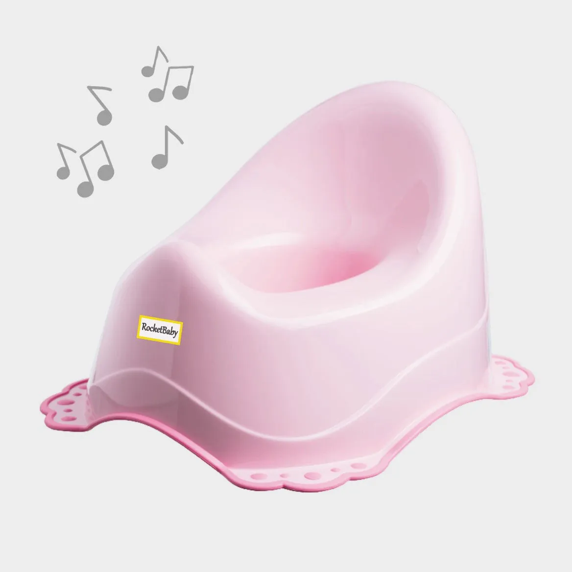 Potty with Songs non-slip Baby Pink