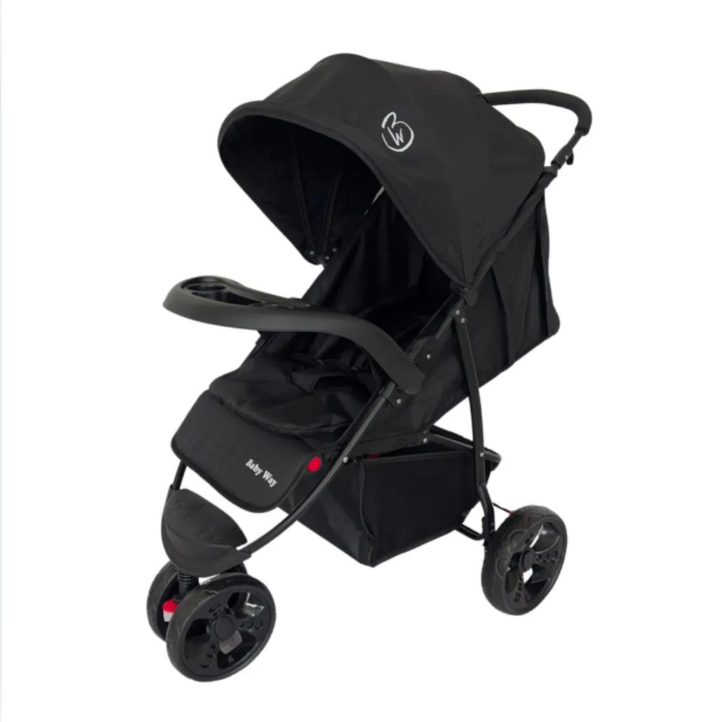 Preorder - Baby Way Explorer 3-Wheeler Stroller with Food Tray