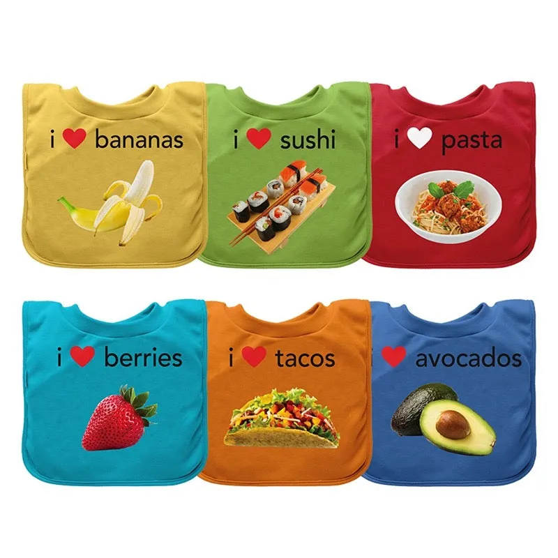 Pull-Over Favorite Food Bib for 9-18 months