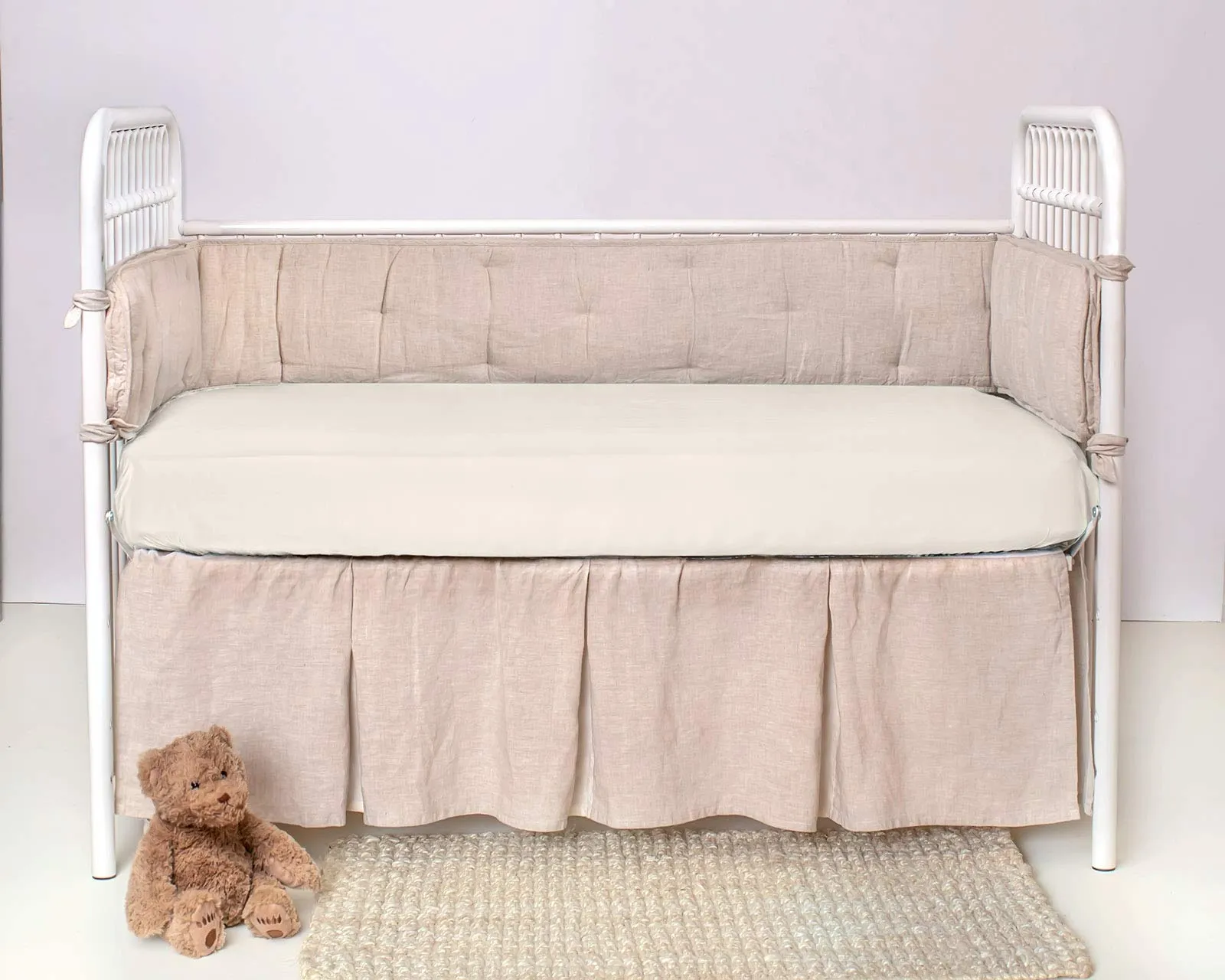 PURE BAMBOO: 100% Organic Viscose Derived from Bamboo Baby Crib Fitted Sheet
