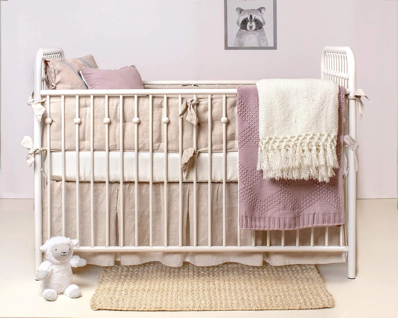 PURE BAMBOO: 100% Organic Viscose Derived from Bamboo Baby Crib Fitted Sheet