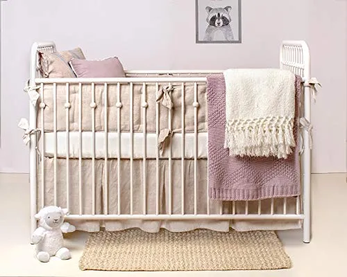 PURE BAMBOO: 100% Organic Viscose Derived from Bamboo Baby Crib Fitted Sheet