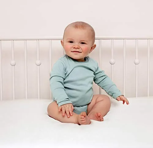 PURE BAMBOO: 100% Organic Viscose Derived from Bamboo Baby Crib Fitted Sheet