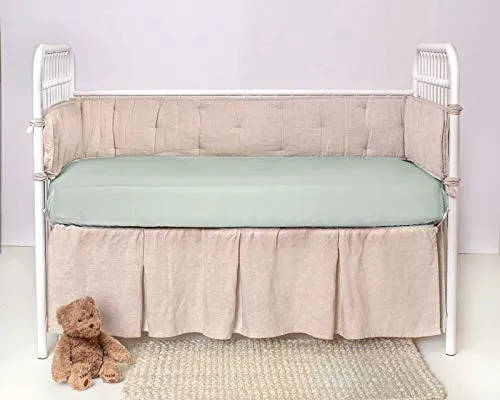 PURE BAMBOO: 100% Organic Viscose Derived from Bamboo Baby Crib Fitted Sheet