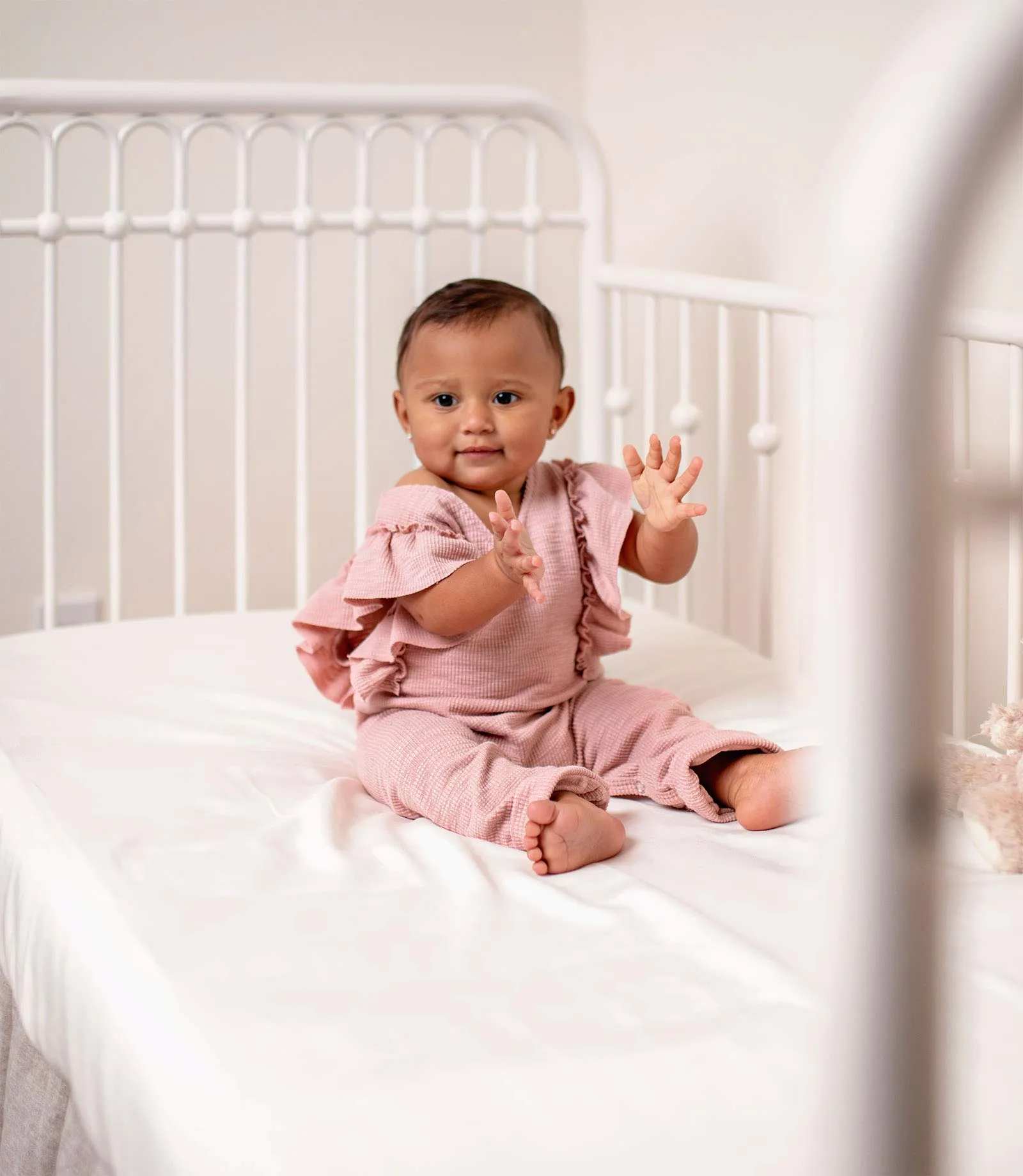 PURE BAMBOO: 100% Organic Viscose Derived from Bamboo Baby Crib Fitted Sheet