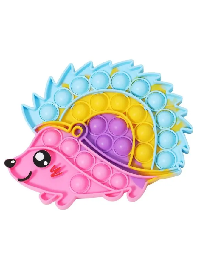 Push Pop Bubble Fidget Toy, Silicone Animal Sensory Squeeze Toy, Stress Relief, Anti-Anxiety, ADHD, Autism, Special Fidget Popper Gift for Kids and Adults, Hedgehog