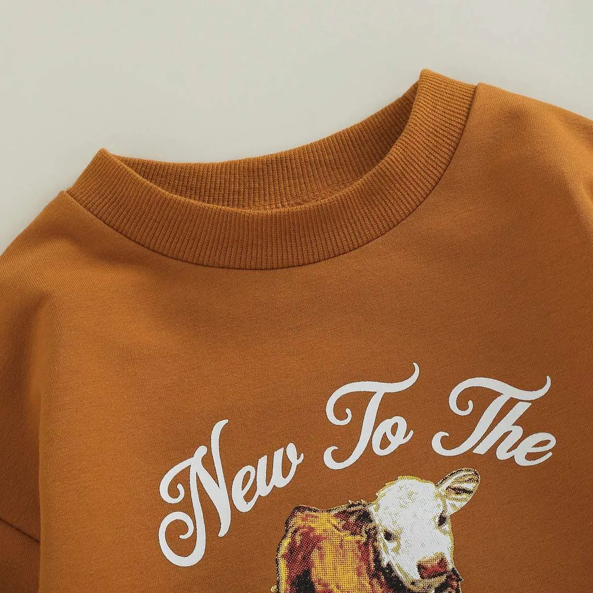 "New to the Herd" Western Baby Romper