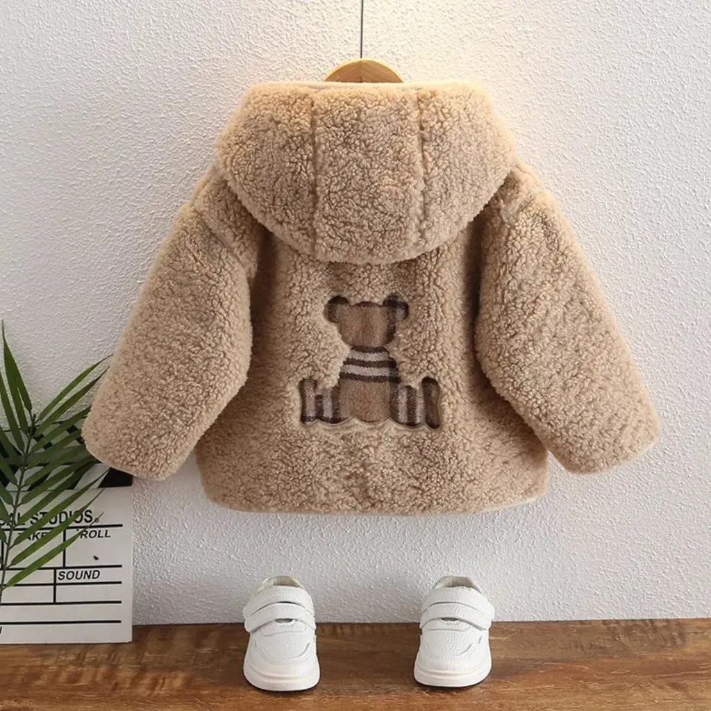 Reversible Baby Bear Warm Unisex Hoodie
