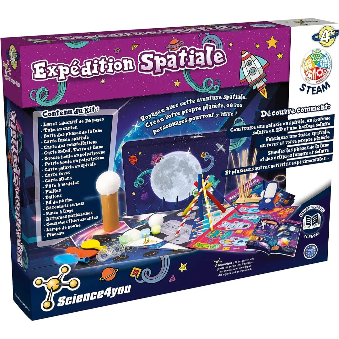 Science4You - Space Expedition - Educational and Scientific Game, Creation and Space Discovery